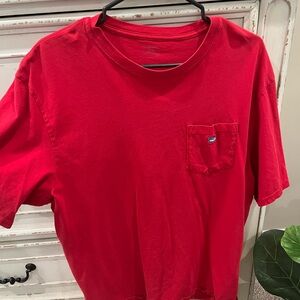 Southern Tide Red Short Sleeve Tee